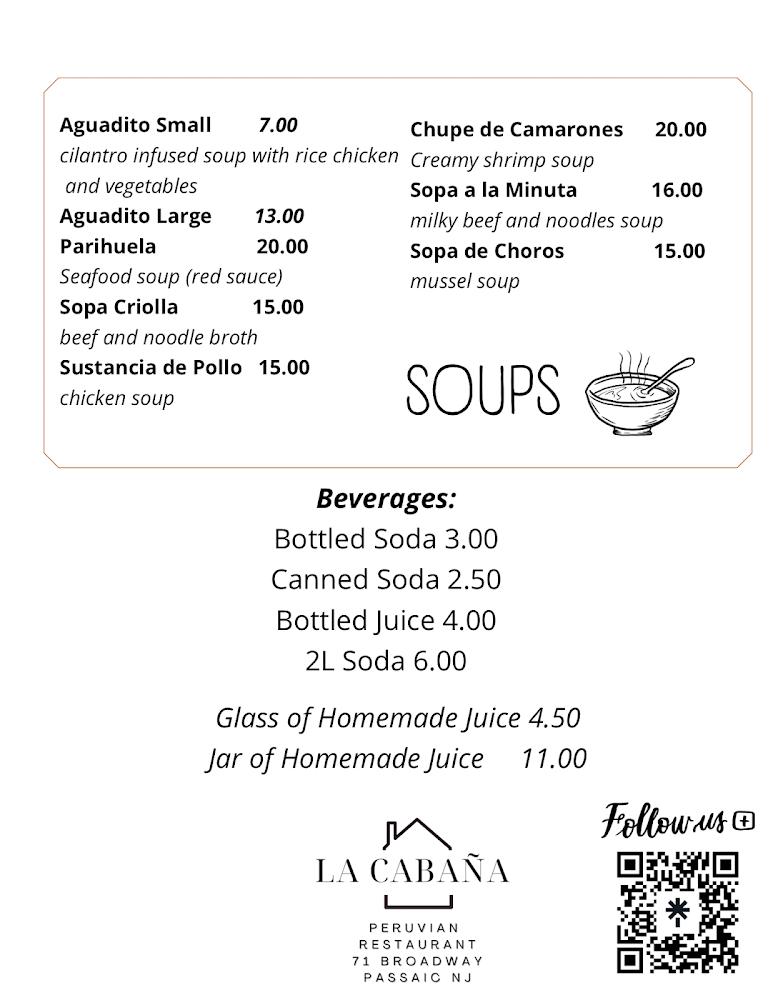 La Cabaña Menu image 4